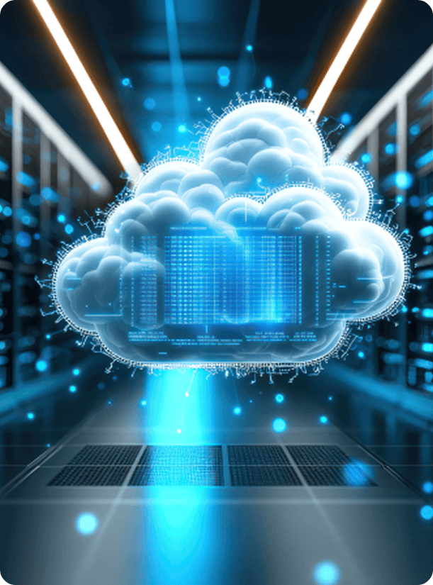 Cloud infrastructure in a data center