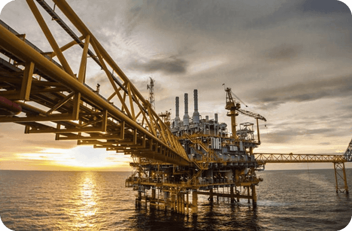 Offshore oil and gas platform