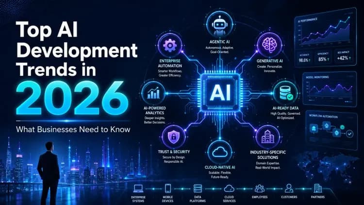 Top AI Development Trends in 2026: What Businesses Need to Know