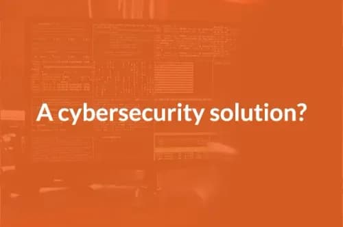 A cybersecurity solution?